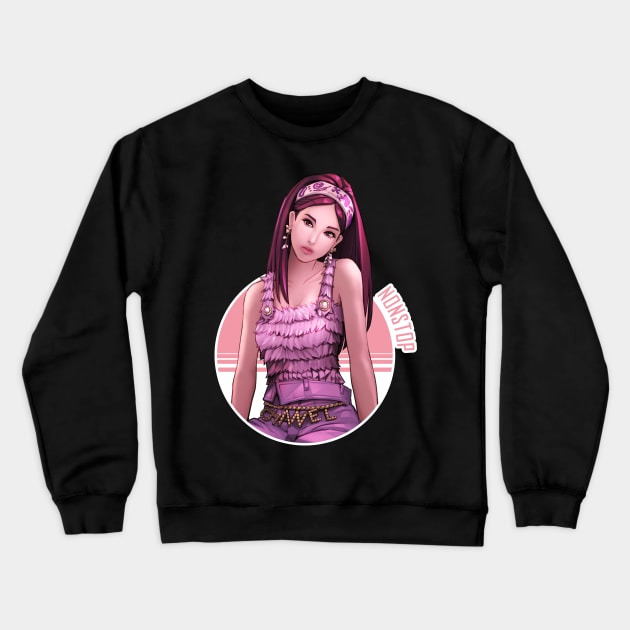 Pink Dress Crewneck Sweatshirt by Renzengeki